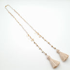 Rani Tassel Necklace - Stone