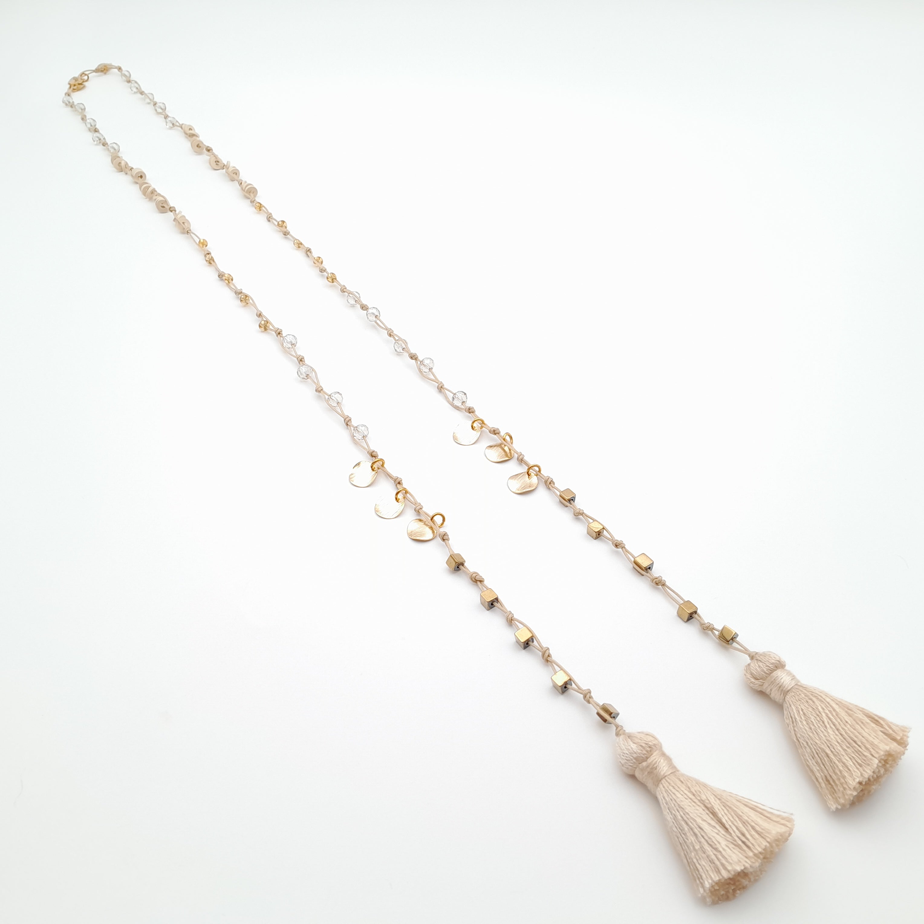 Rani Tassel Necklace - Stone