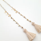 Rani Tassel Necklace - Stone
