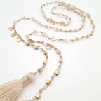 Rani Tassel Necklace - Stone