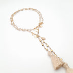 Rani Tassel Necklace - Stone