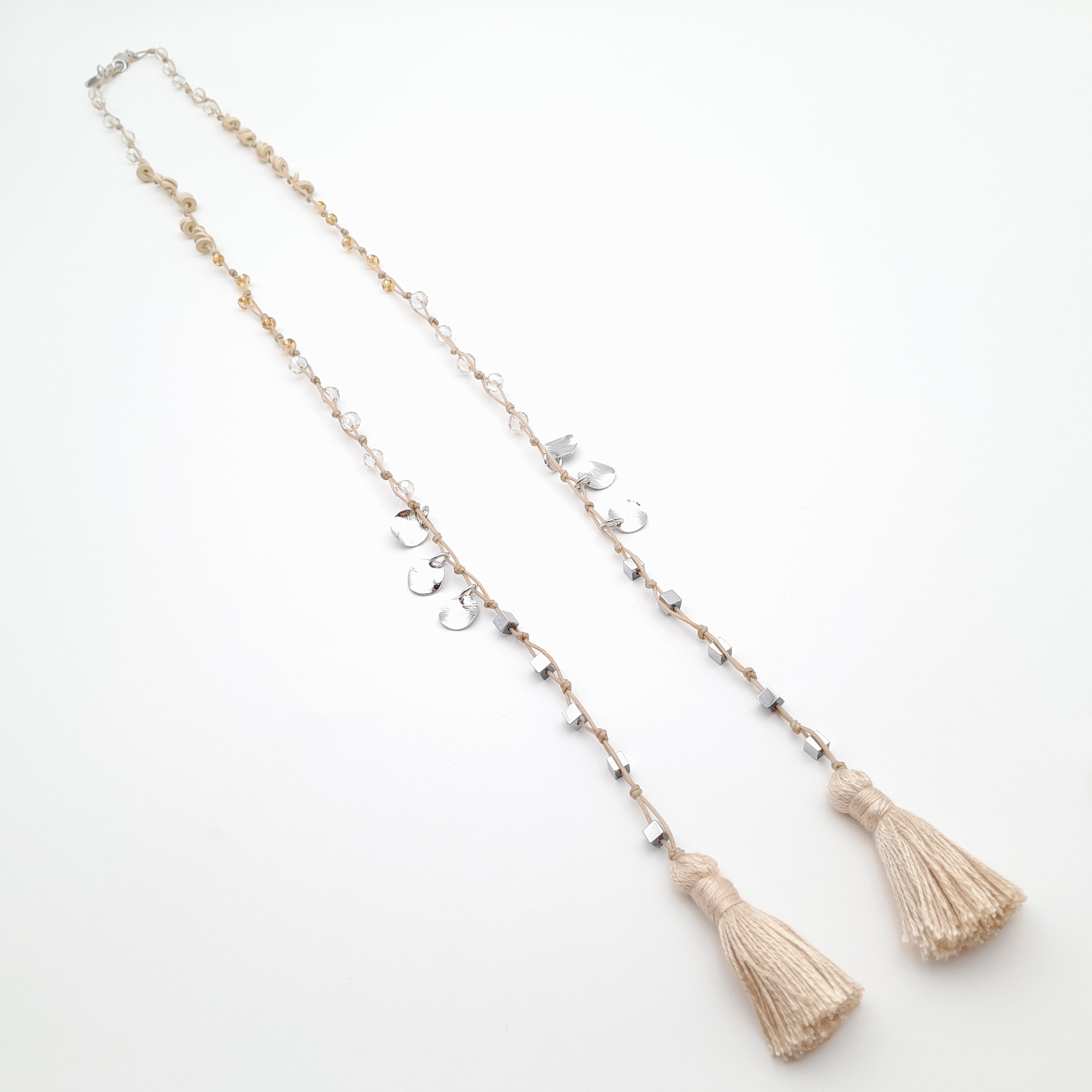 Rani Tassel Necklace - Stone