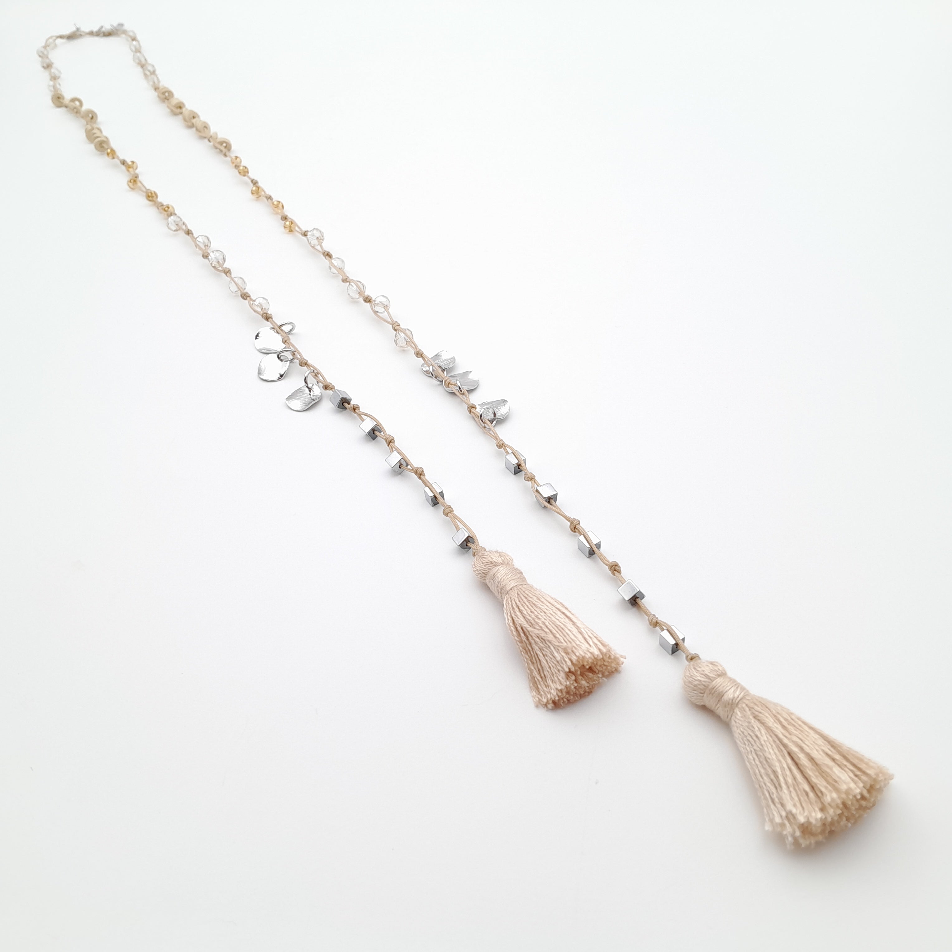 Rani Tassel Necklace - Stone