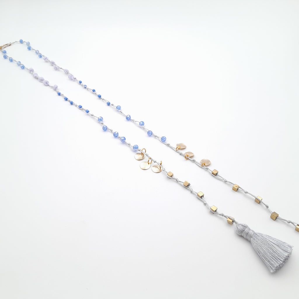 Rani Tassel Necklace - Lavender