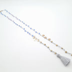 Rani Tassel Necklace - Lavender