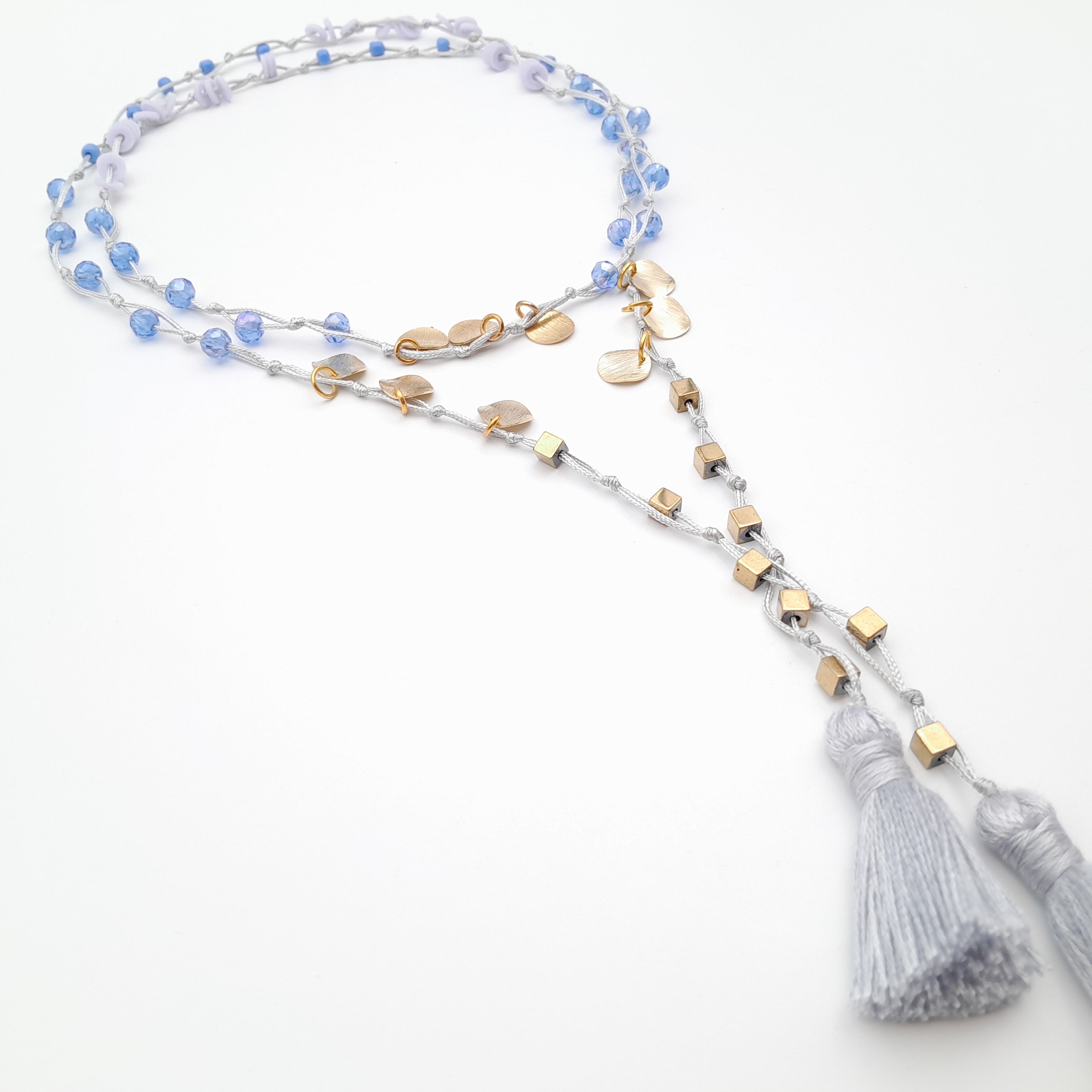 Rani Tassel Necklace - Lavender