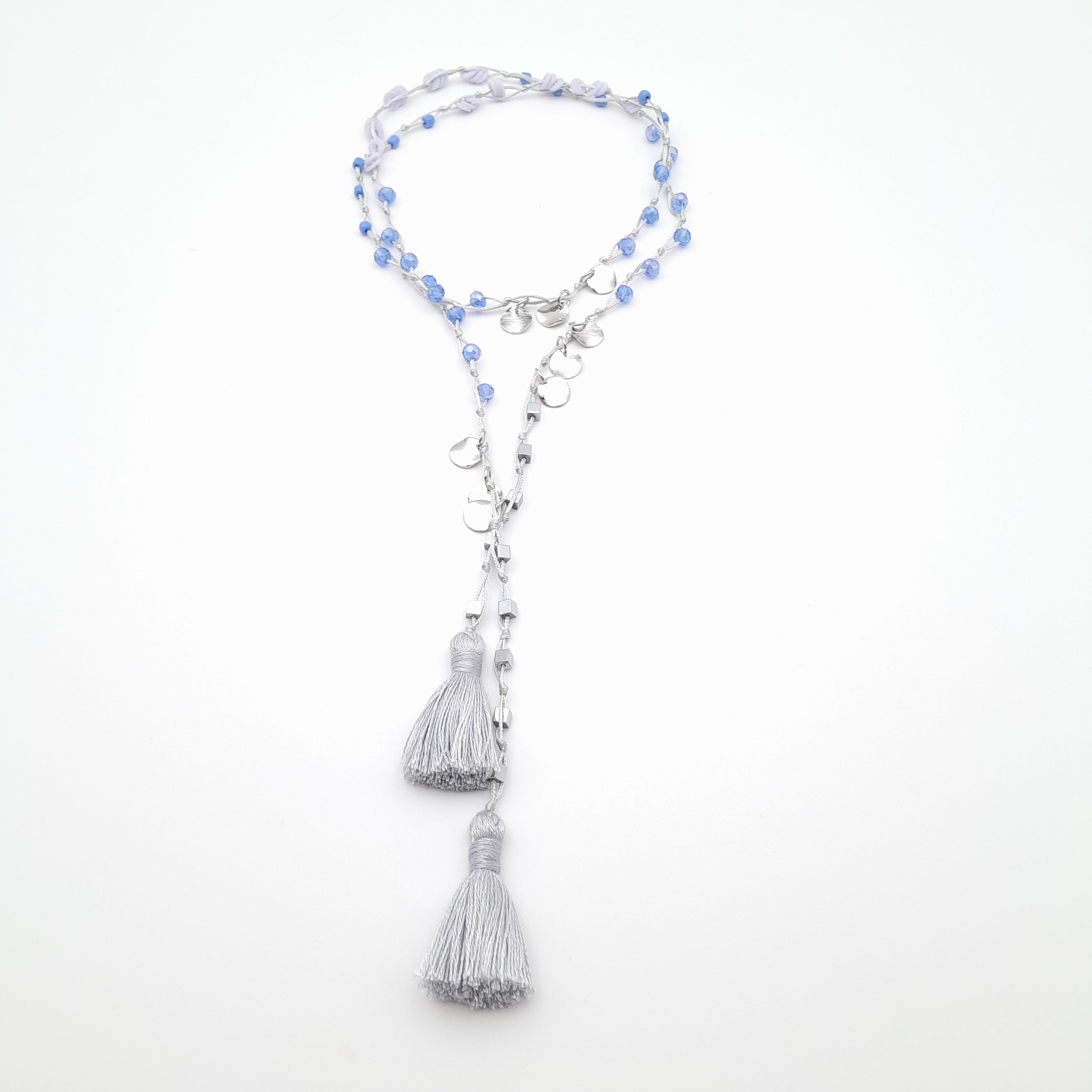 Rani Tassel Necklace - Lavender