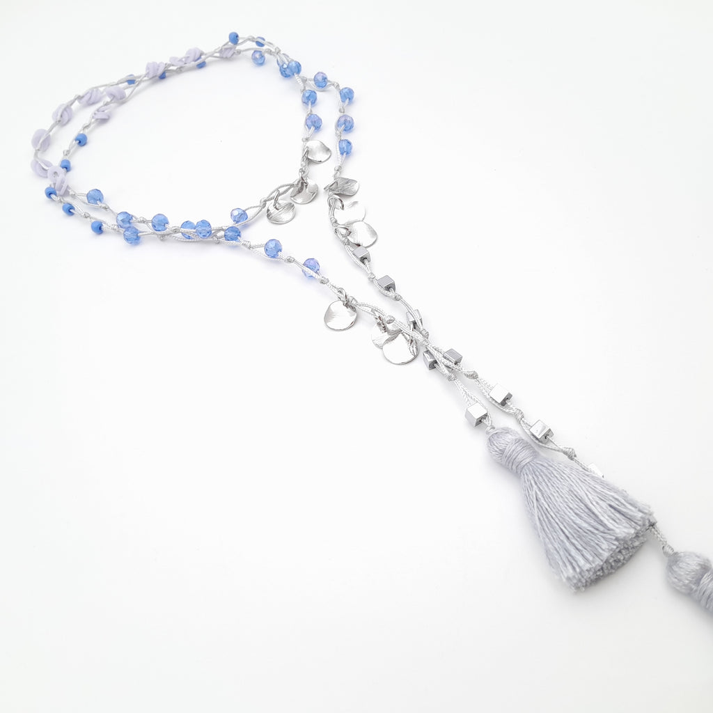 Rani Tassel Necklace - Lavender