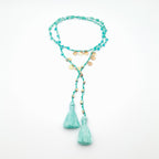 Rani Tassel Necklace - Turquoise