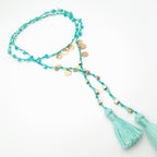 Rani Tassel Necklace - Turquoise