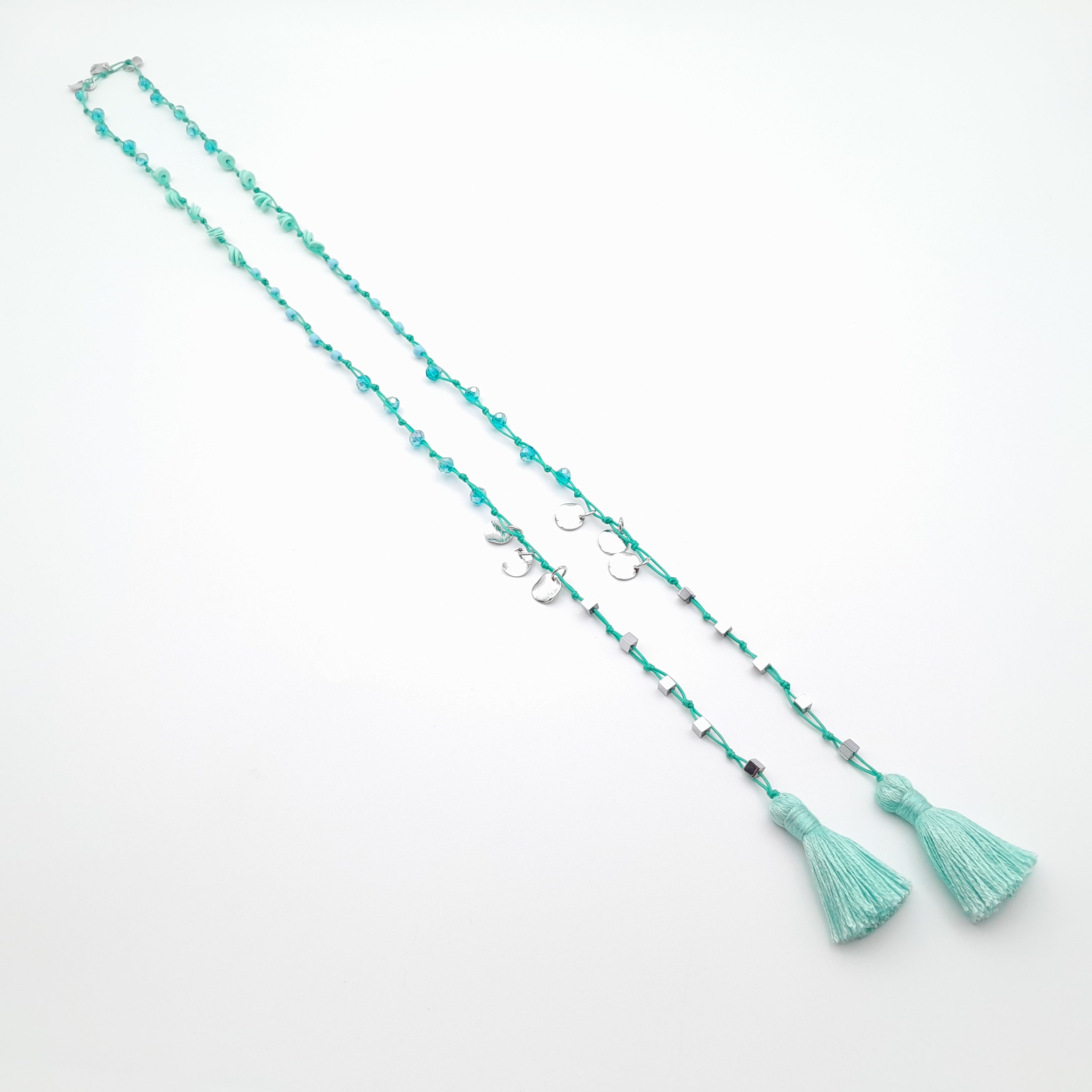 Rani Tassel Necklace - Turquoise