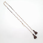 Rani Tassel Necklace - Chocolate