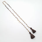 Rani Tassel Necklace - Chocolate