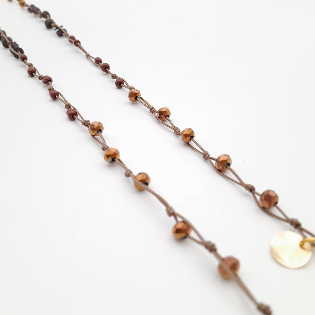 Rani Tassel Necklace - Chocolate