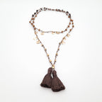 Rani Tassel Necklace - Chocolate