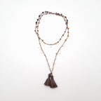 Rani Tassel Necklace - Chocolate