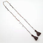 Rani Tassel Necklace - Chocolate