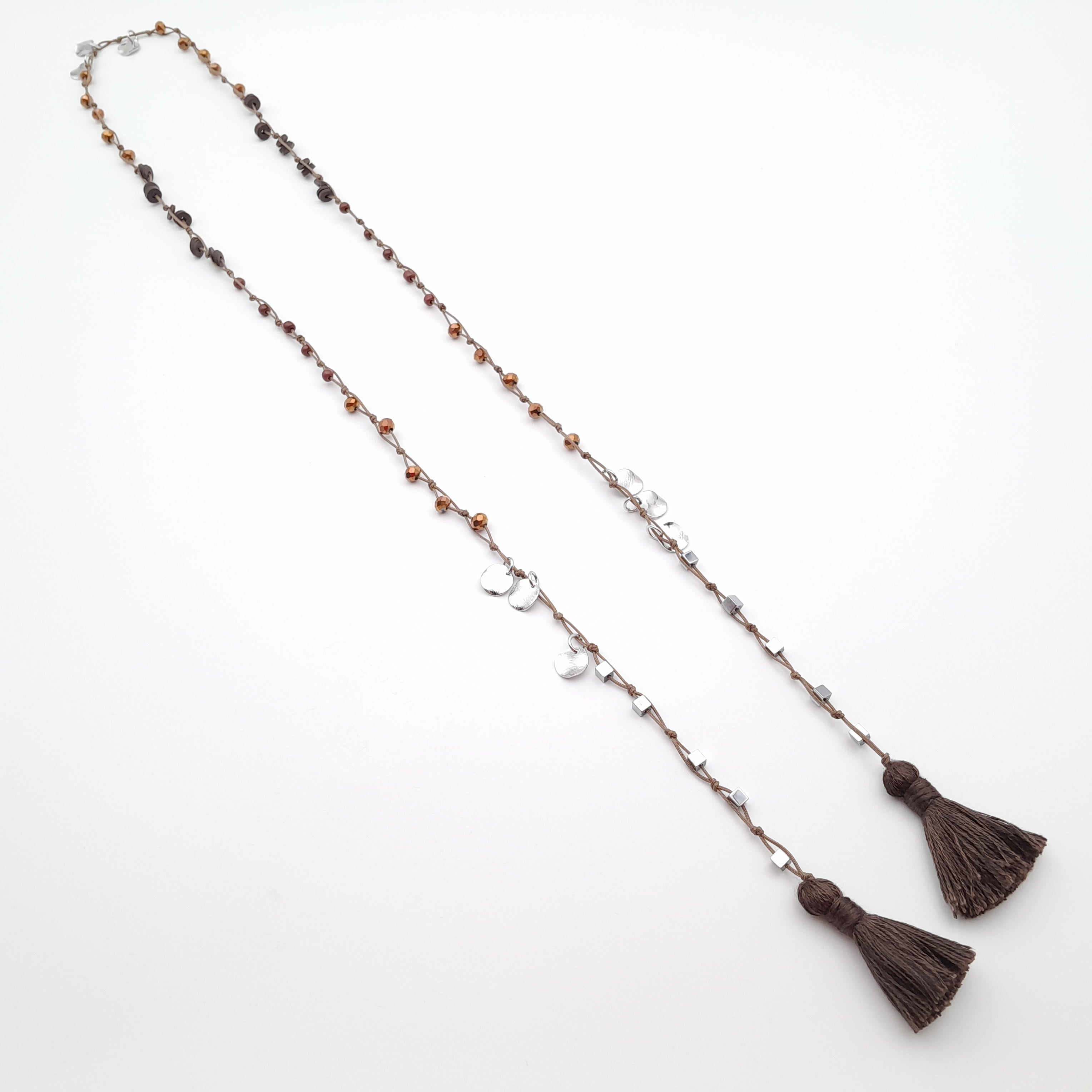 Rani Tassel Necklace - Chocolate