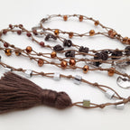 Rani Tassel Necklace - Chocolate