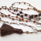 Rani Tassel Necklace - Chocolate