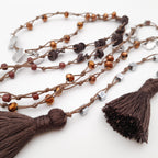 Rani Tassel Necklace - Chocolate