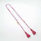 Rani Tassel Necklace - Hot Pink