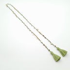 Rani Tassel Necklace - Chartreuse
