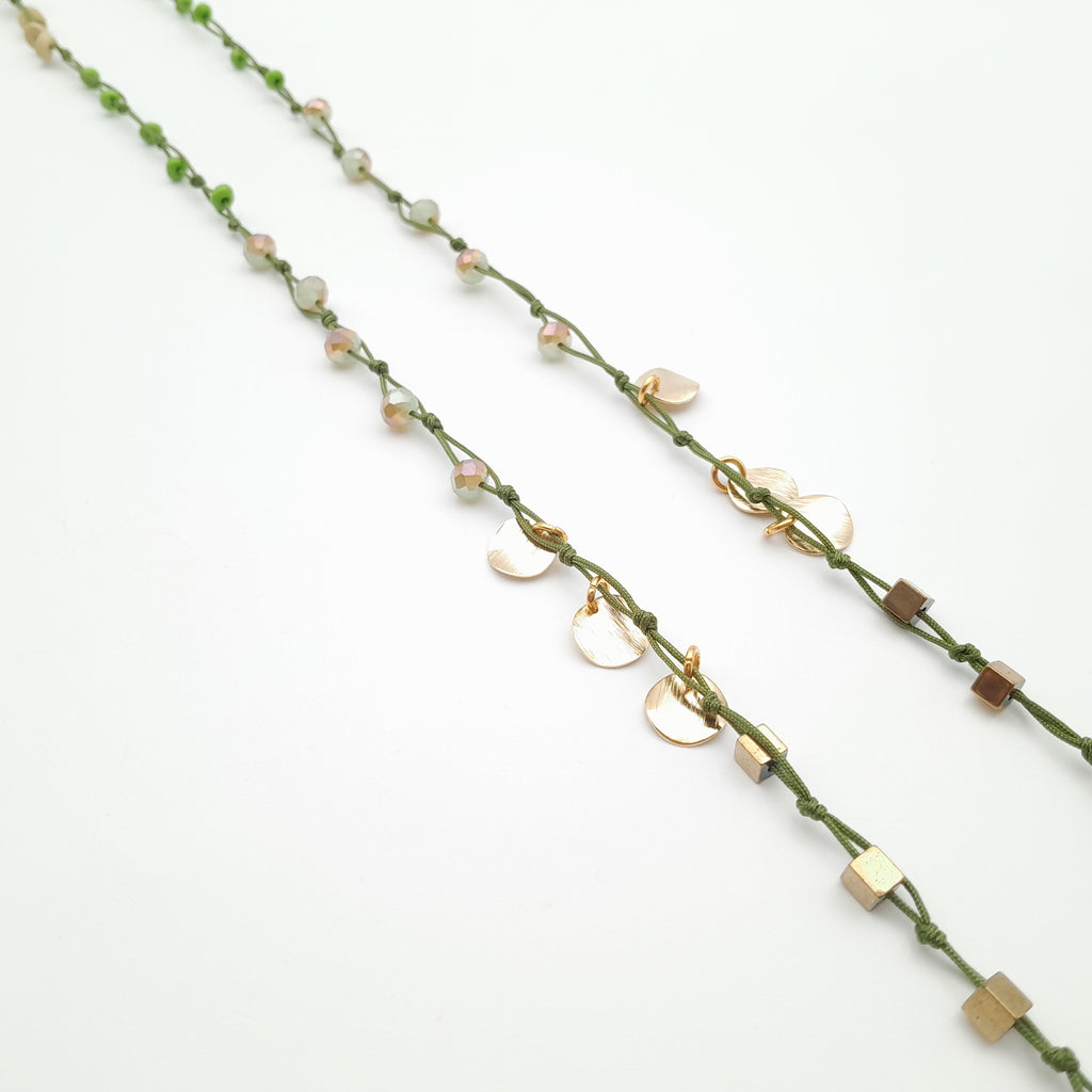 Rani Tassel Necklace - Chartreuse