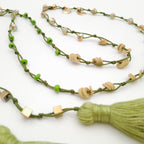 Rani Tassel Necklace - Chartreuse