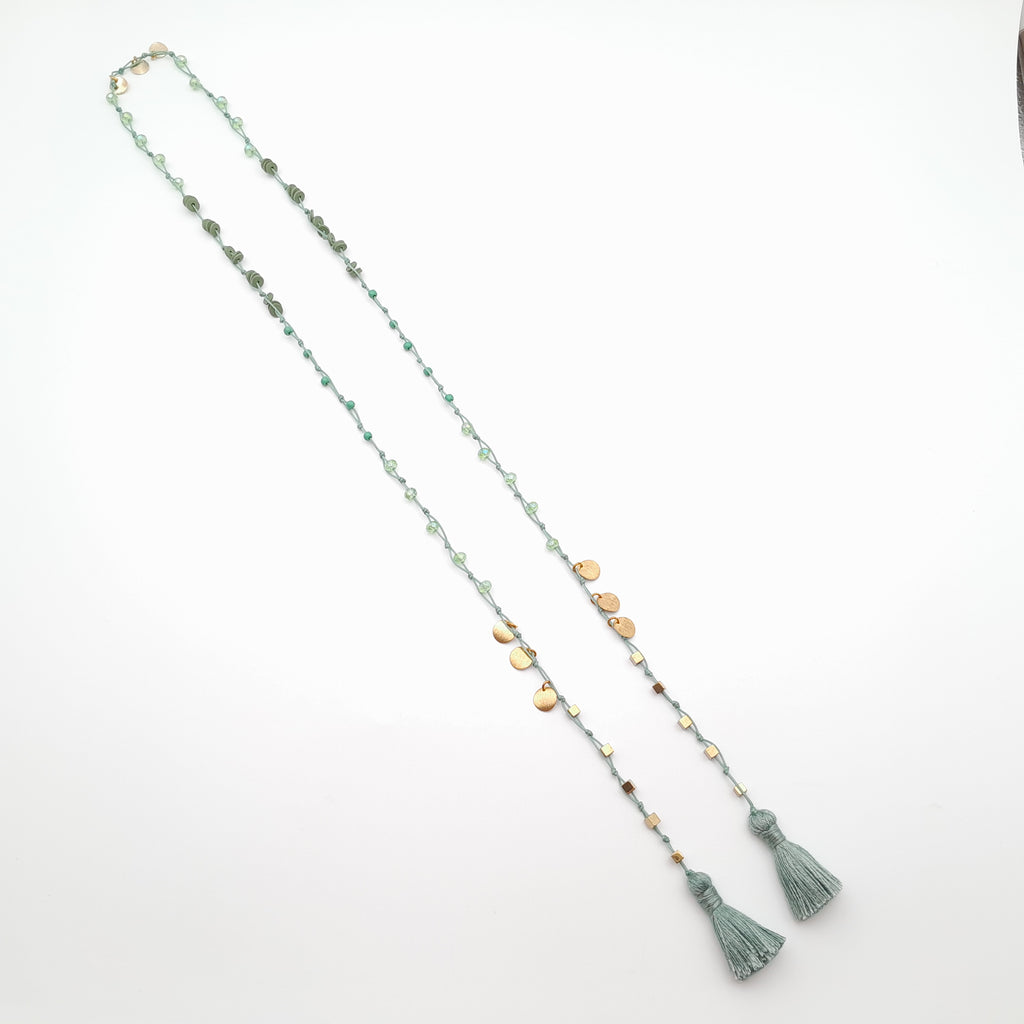 Rani Tassel Necklace - Lavender