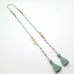 Rani Tassel Necklace - Sage