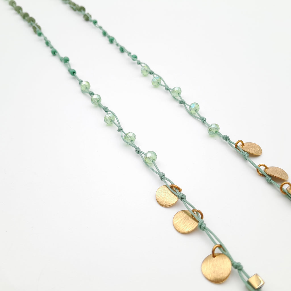 Rani Tassel Necklace - Sage