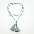 Rani Tassel Necklace - Sage