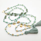 Rani Tassel Necklace - Sage