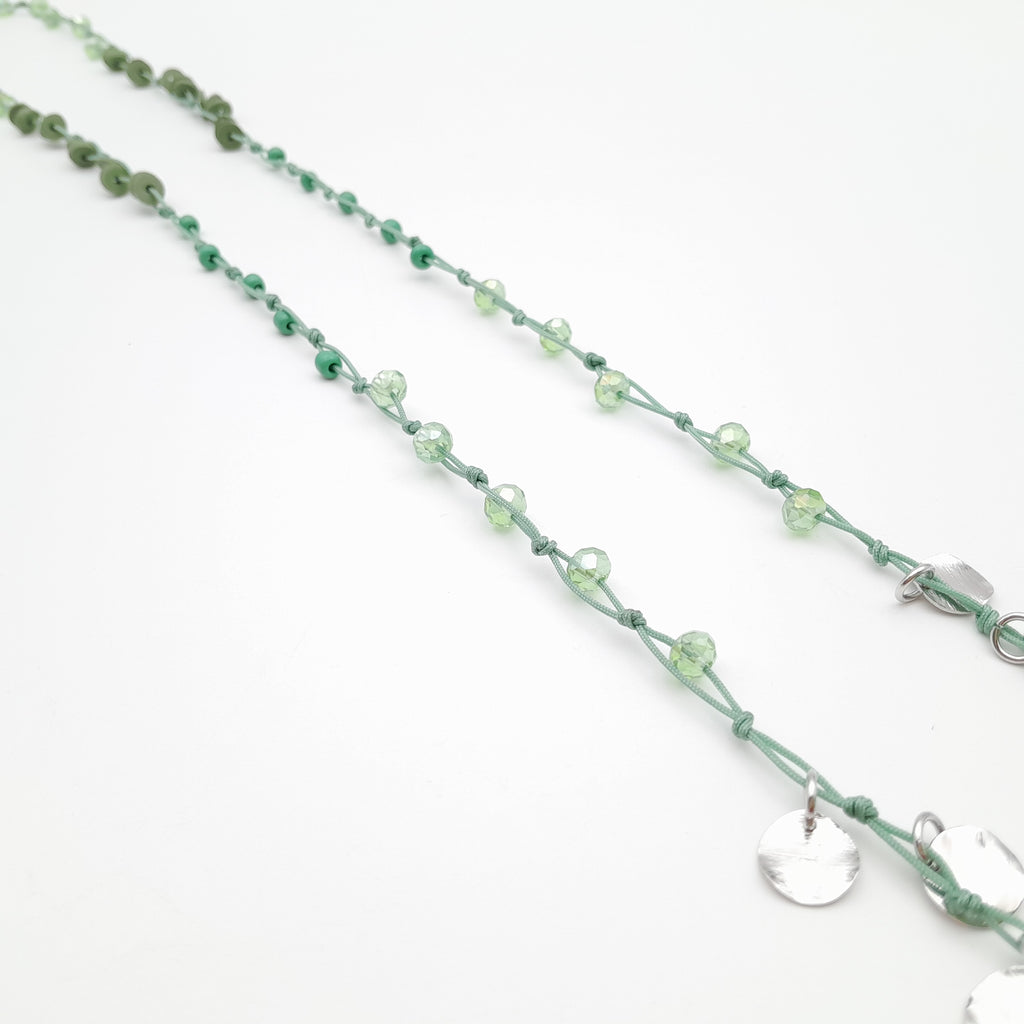 Rani Tassel Necklace - Sage