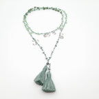 Rani Tassel Necklace - Sage