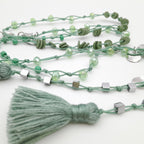 Rani Tassel Necklace - Sage