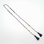 Rani Tassel Necklace - Graphite