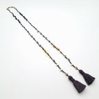 Rani Tassel Necklace - Graphite