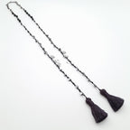 Rani Tassel Necklace - Graphite