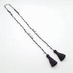 Rani Tassel Necklace - Graphite