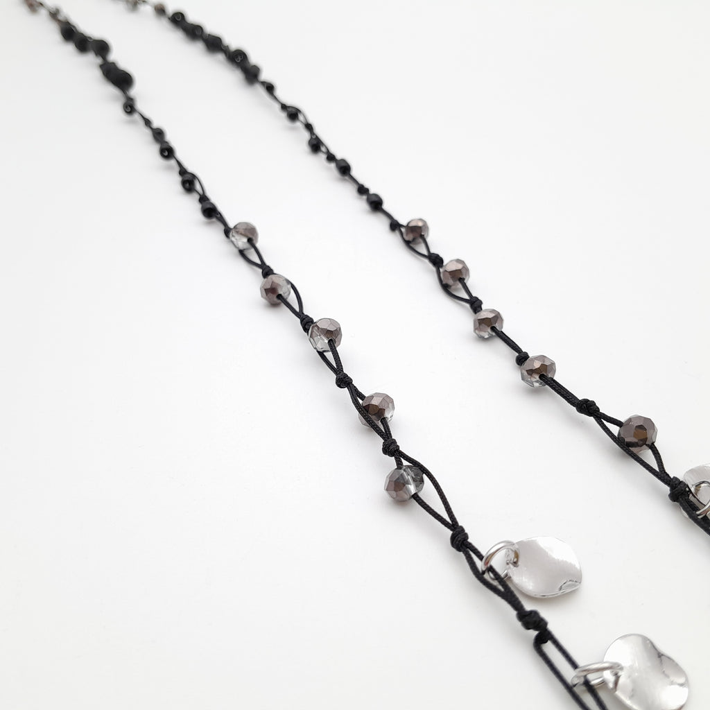 Rani Tassel Necklace - Graphite