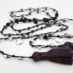 Rani Tassel Necklace - Graphite