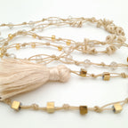 Rani Tassel Necklace - Stone