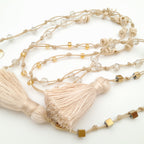 Rani Tassel Necklace - Stone