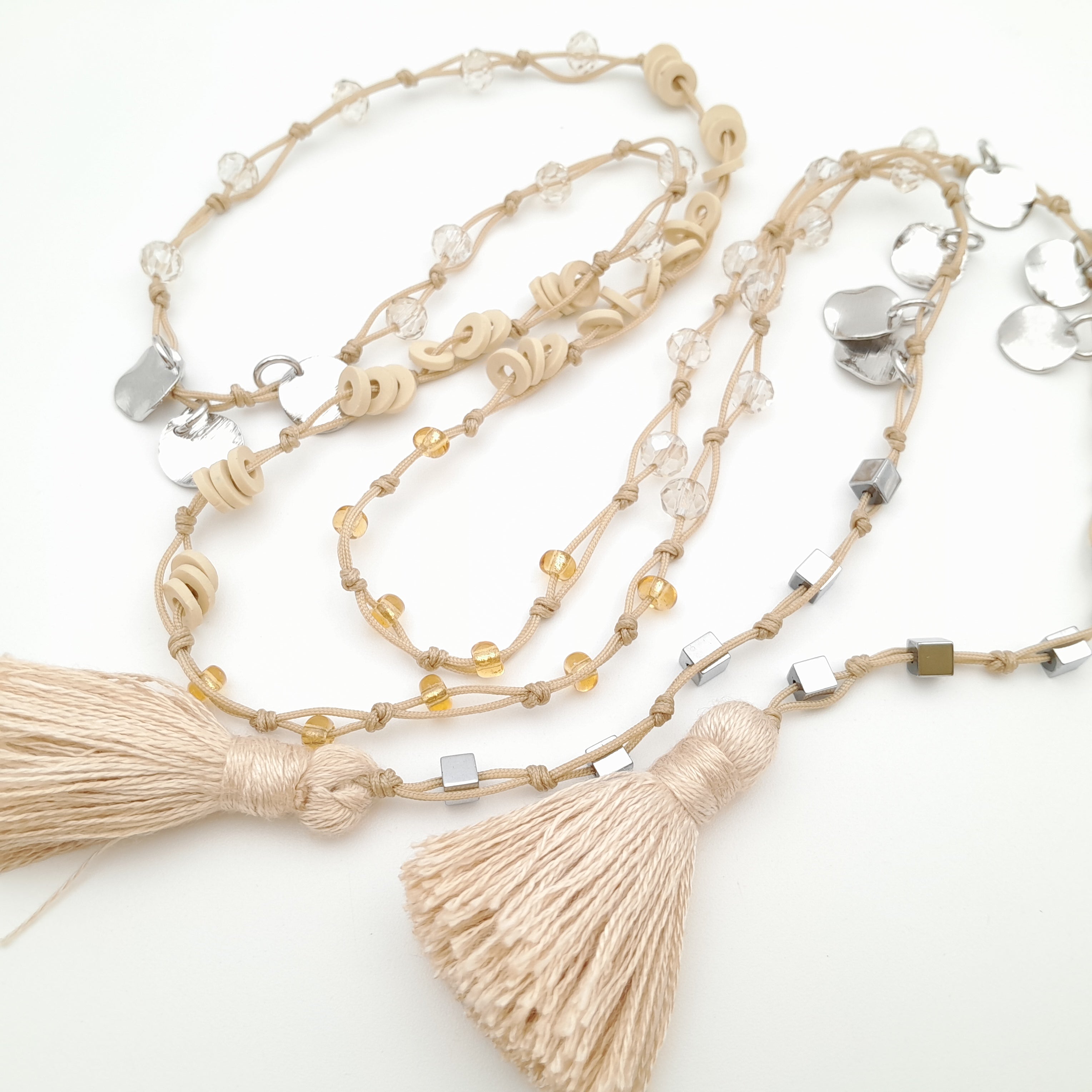 Rani Tassel Necklace - Stone