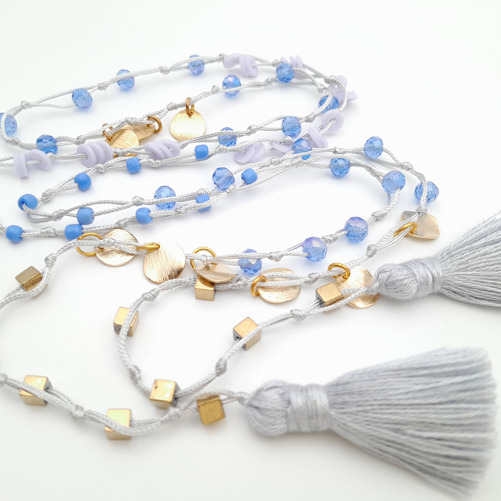 Rani Tassel Necklace - Lavender