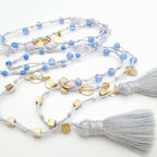 Rani Tassel Necklace - Lavender