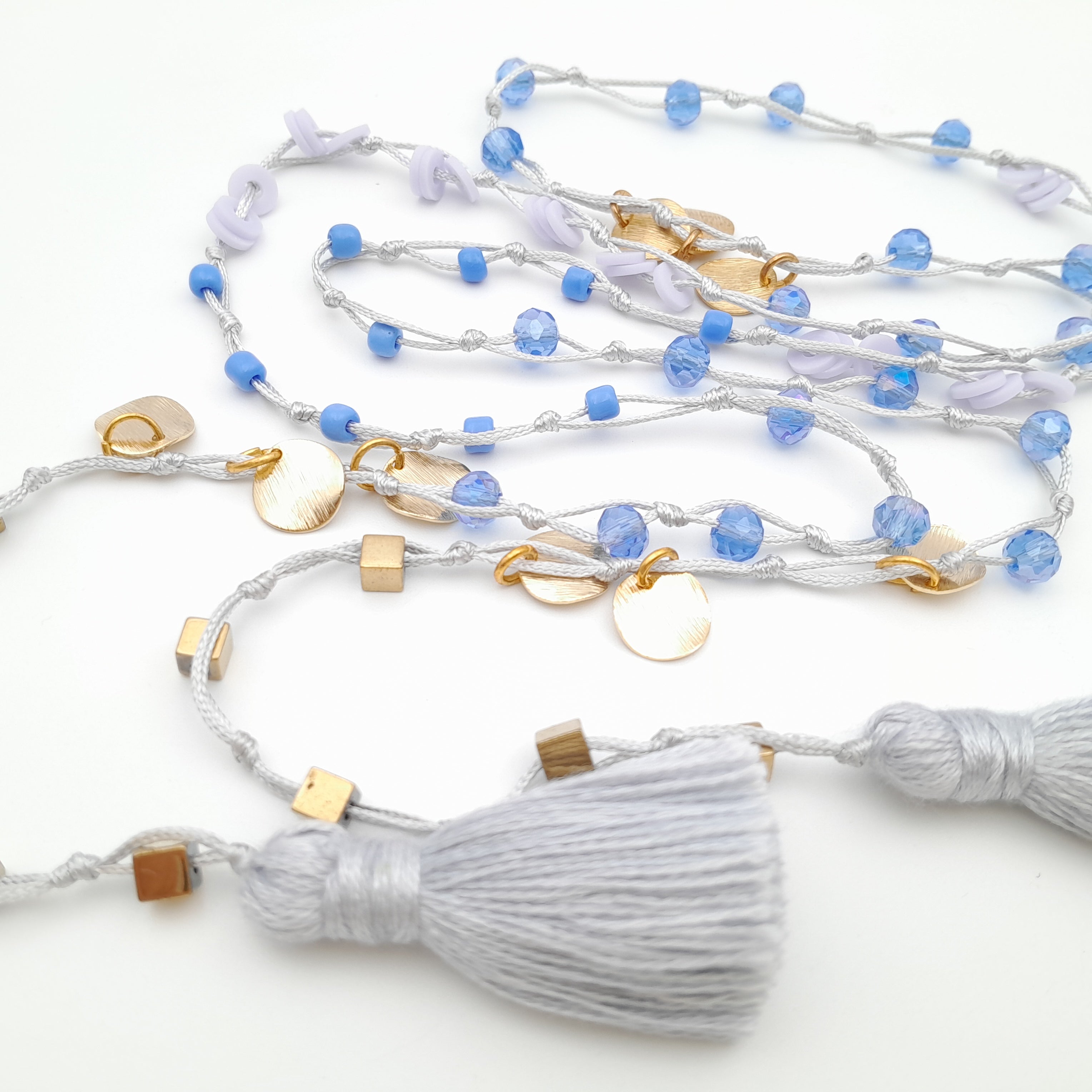 Rani Tassel Necklace - Lavender
