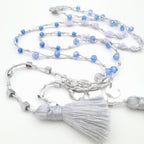 Rani Tassel Necklace - Lavender